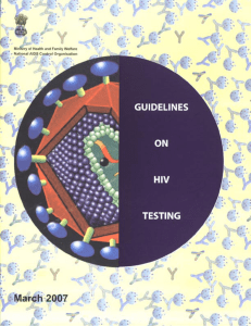 Guidelines on HIV testing - World Health Organization