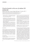 Practical guide to the use of radium 223 dichloride