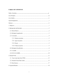 TABLE OF CONTENTS 2. Background and Rationale