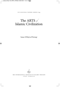 The ARTS of Islamic Civilization - i