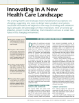 Innovating In A New Health Care Landscape