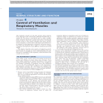 6 Control of Ventilation and Respiratory Muscles