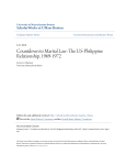 Countdown to Martial Law: The U.S-Philippine Relationship, 1969