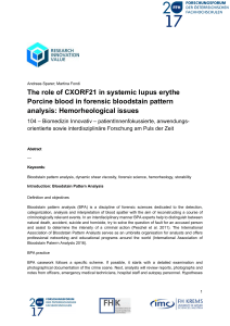 The role of CXORF21 in systemic lupus erythe Porcine blood in