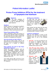 Patient Information Leaflet Proton Pump Inhibitors