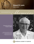 Edward B. Lewis - National Academy of Sciences