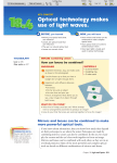 Optical technology makes use of light waves.