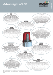 Advantages of LED