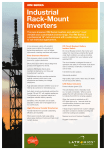 Industrial Rack-Mount Inverters