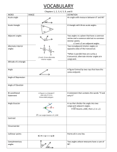 Chapter 4 Vocabulary - Neshaminy School District