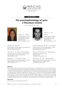 The psychophisiology of pain: a literature review - Reciis
