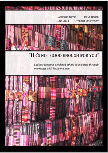 He`s not good enough for you - Utrecht University Repository