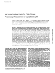 Microspectrofluorometry by Digital Image Processing: Measurement