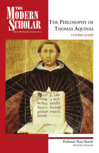 Peter Kreeft-The philosophy of Thomas Aquinas