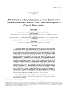 Plate-kinematics and crustal dynamics of circum