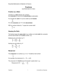 Number Line - Calculations in Science