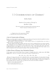 7.7 Conservation of Energy