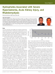 Hydrophobia Associated with Severe Hypernatremia, Acute Kidney