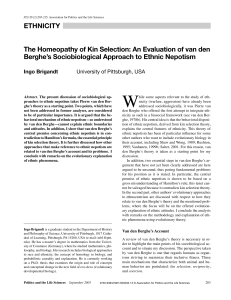 The Homeopathy of Kin Selection