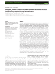 Genomic conflicts and sexual antagonism in human health