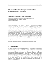 On the Polyhedral Graphs with Positive Combinatorial Curvature