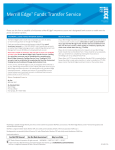 Funds Transfer Service form