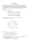 Clique principle Application to flow aggregation Two flows routed on