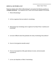 MEDICAL MICROBIOLOGY