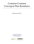 Continent-Continent Convergent Plate Boundaries - PAMS