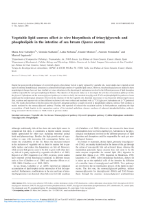 Vegetable lipid sources in vitro biosyntheis of triacylglycerols and