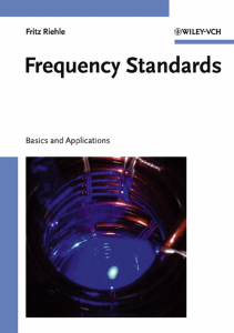 Frequency Standards—Basics and Applications