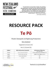 Te Pō Teacher Resource Pack