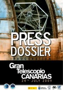 Inauguration Dossier - Gran Telescopio CANARIAS