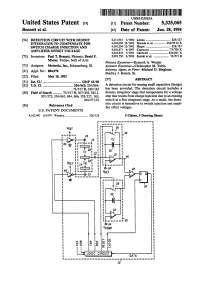Detection circuit with dummy integrator to compensate for switch