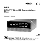 INFS - INFINITY Strain/DC Current/Voltage Meter Manual