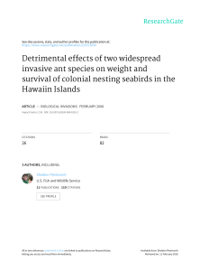 Detrimental effects of two widespread invasive ant species on