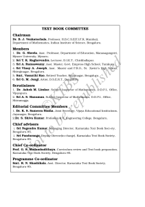 KTBS Not tobe republished - Karnataka Textbook Society