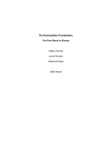 The Emancipation Proclamation - Home