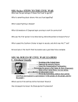 SOL 9a,b,c: STEPS TO THE CIVIL WAR SOL 9d: ROLES OF CIVIL