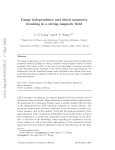 Gauge Independence and Chiral Symmetry Breaking in a Strong