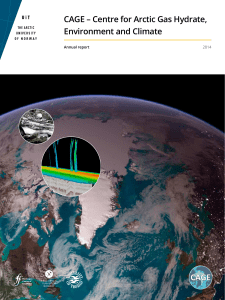 CAGE Annual Report 2014 - Centre for Arctic Gas Hydrate