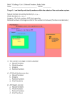 Math 7 Challenge, Unit 1: Rational Numbers, Study Guide Name