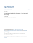 Using Heart Models for Physiology Teaching and Learning