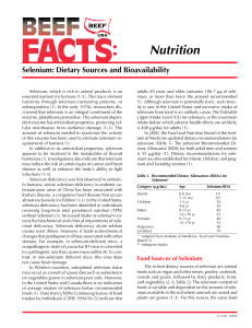 Selenium: Dietary Sources-pdf