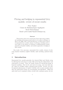 Pricing and hedging in exponential Lévy models: review of recent