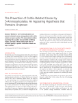 The Prevention of Colitis-Related Cancer by 5