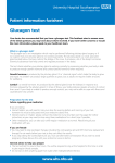 Glucagon test - patient information