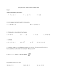 Rising Geometry Students-Summer Math Skills Page 1 Simplify the