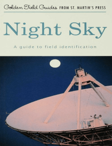 night sky a field guide to the heavens