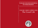 Journal - Vassar Philosophy